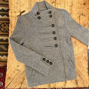 Zara Wool Fitted Military Jacket